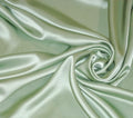 Semi Sheer Curtains Rod Pocket Light Filtering Faux Silk Texture W52 X L95 (MR2) (2, Sage Green)