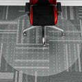 Office Chair Mat for Carpet, 48" Round Clear Home Chair Mat Carpet Protector with Non-Slip Studded for Computer Office Desk Rolling Chair