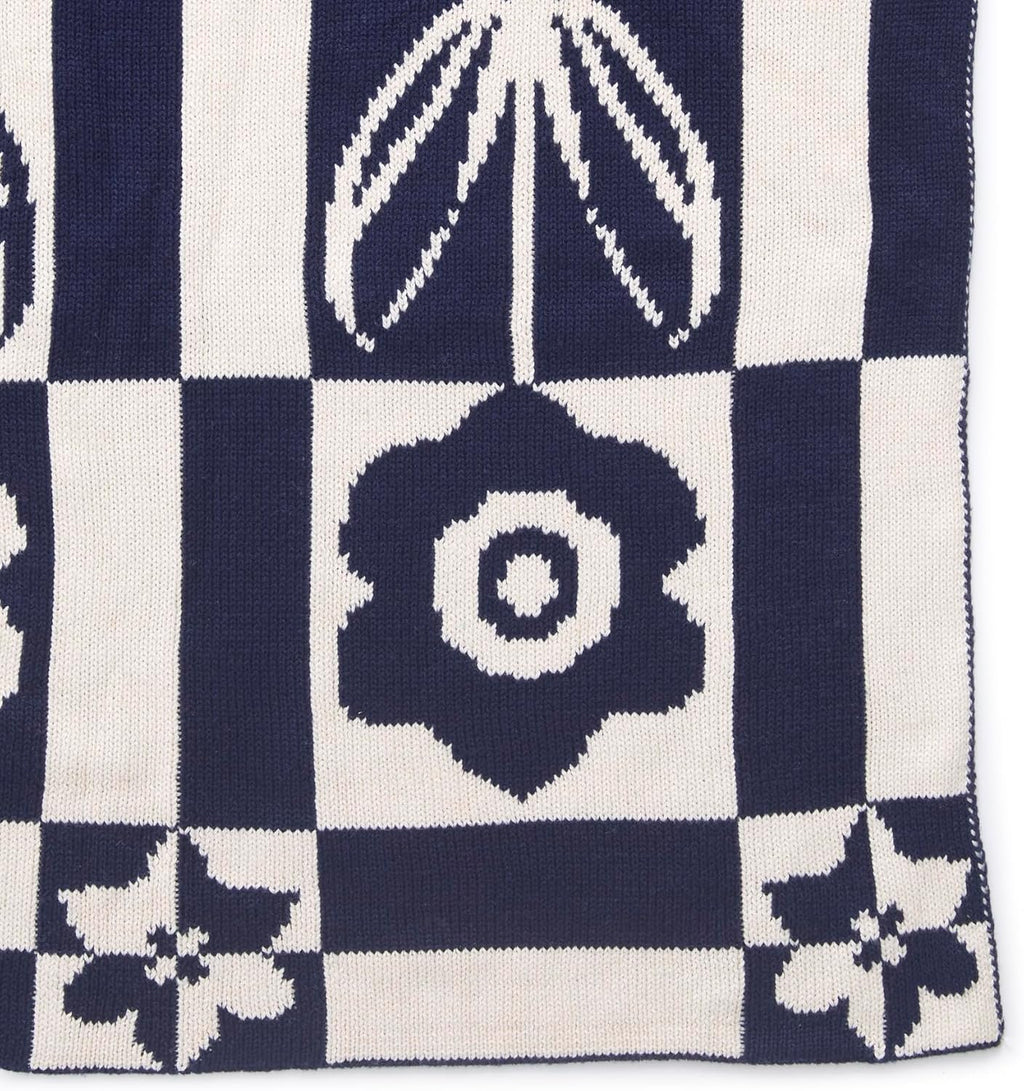 Women's Cotton Double Knit Throw Blanket
