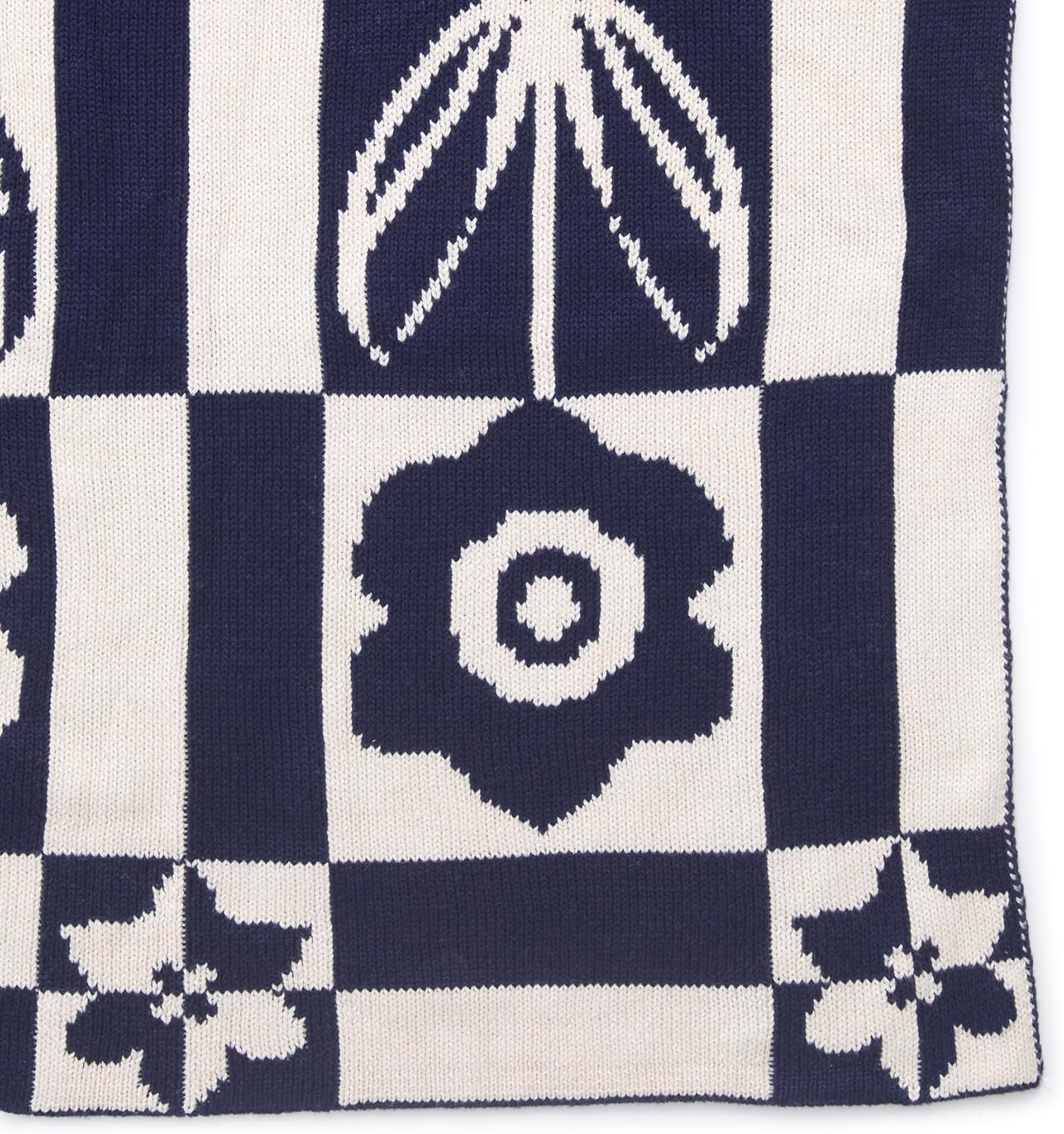 Women's Cotton Double Knit Throw Blanket