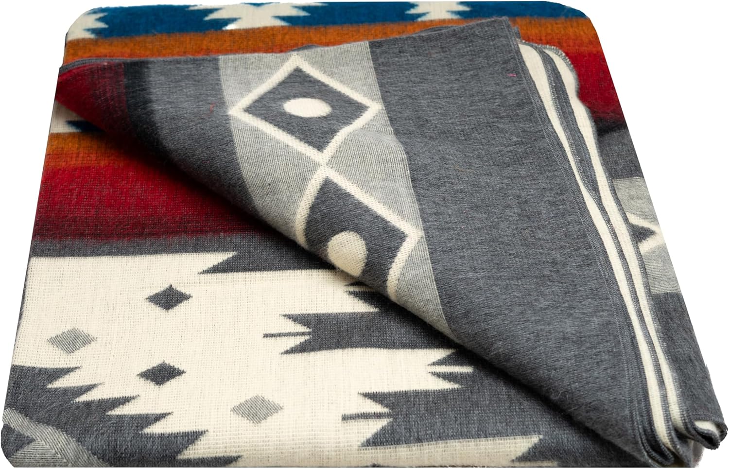 Alpaca Wool Blanket XXL | Breathable Hypoallergenic Ultra Soft | Large Warm Traditional Handmade | 85 x 80 inches | Non Scratchy or Itchy | Double Sided | Thin and Lightweight.