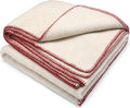 Military Wool Blanket, Warm Thick Washable Military 80% Wool Blanket for Camping, Outdoors, Sporting Events, Survival Kits, Travel, Picnics, 66" x 90"