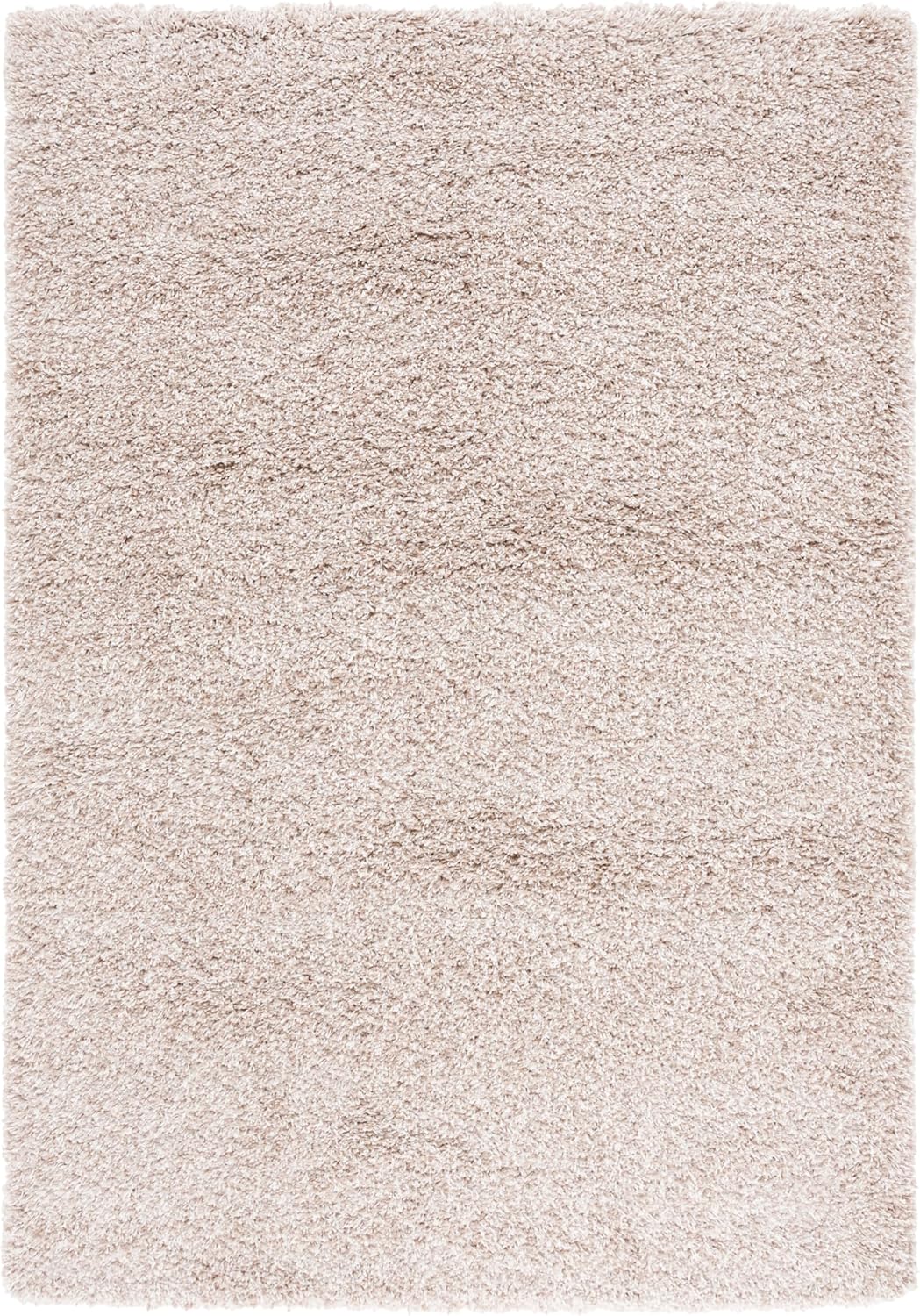 Handmade Wool Rug 5'3" x 7'6" | Beige | Ultra-Soft, Thick Pile | Non-Shedding & Easy Care | Ideal for: Living Room, Bedroom, Dining Room