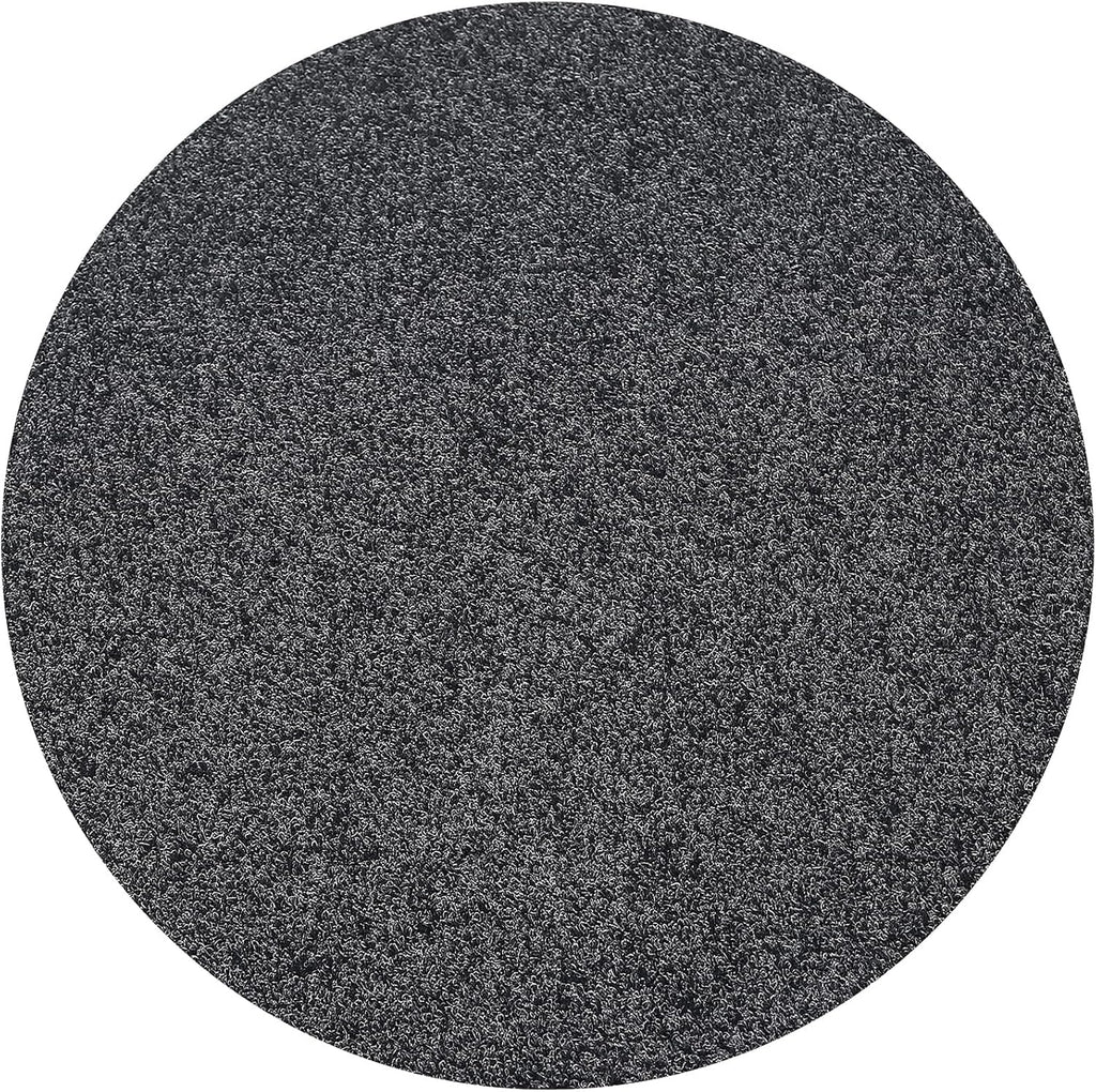 Office Chair Mat, Round Floor Mat for Home, 39inch Diameter Low Pile Heavy Duty Non Slip Multi-Purpose Desk Chair Mat Rug for Hardwood Tile Floor Carpets (Dark Grey)