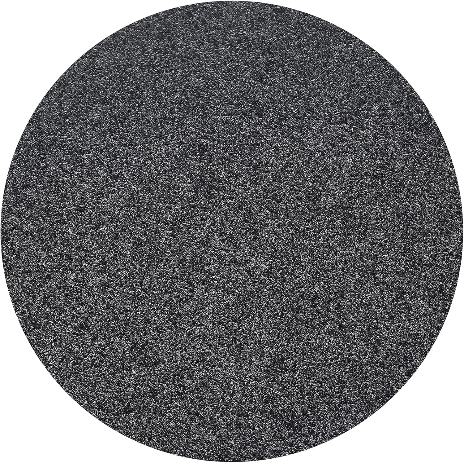 Office Chair Mat, Round Floor Mat for Home, 39inch Diameter Low Pile Heavy Duty Non Slip Multi-Purpose Desk Chair Mat Rug for Hardwood Tile Floor Carpets (Dark Grey)