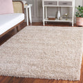 Handmade Wool Rug 5'3" x 7'6" | Beige | Ultra-Soft, Thick Pile | Non-Shedding & Easy Care | Ideal for: Living Room, Bedroom, Dining Room